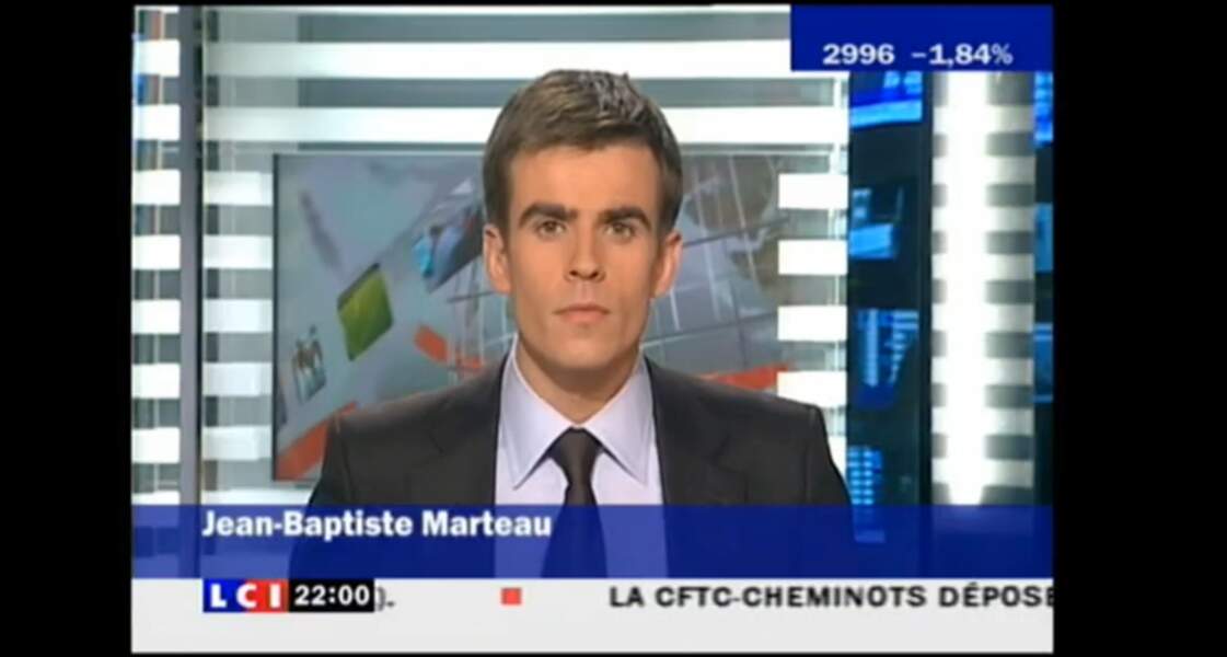 Après Equidia et L'Equive TV, Jean-Baptiste Marteau a présenté les journaux du soir et la matinale de LCI. 