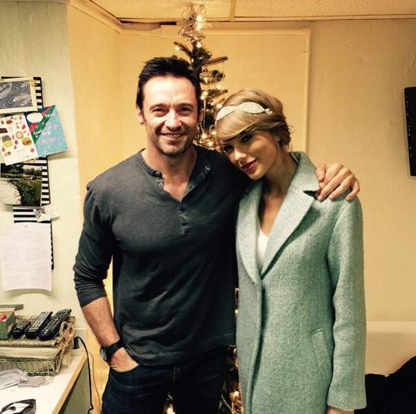 Hugh Jackman et Taylor Swift, réunis pour Noël