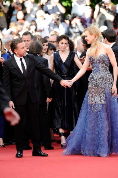 Nicole Kidman et Tim Roth, couple "princier" de Cannes