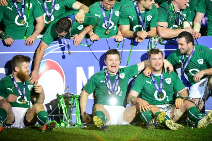 Rugby VI Nations : l'Irlande remporte le Tournoi à Paris et fait ses adieux à Brian O'Driscoll