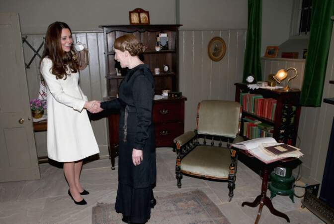 Kate Middleton rencontre Madame Hughes
