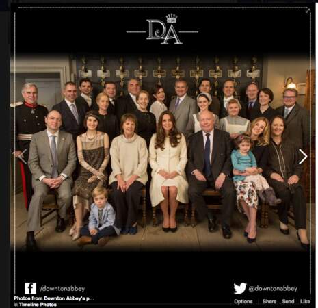 Photo de famille : Kate Middleton a désormais ses entrées à Downton Abbey