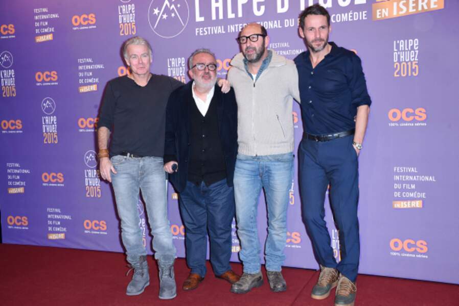 Les mêmes, accompagnés du réalisateur du film, l'ex-Nul Dominique Farrugia, et de Julien Boisselier