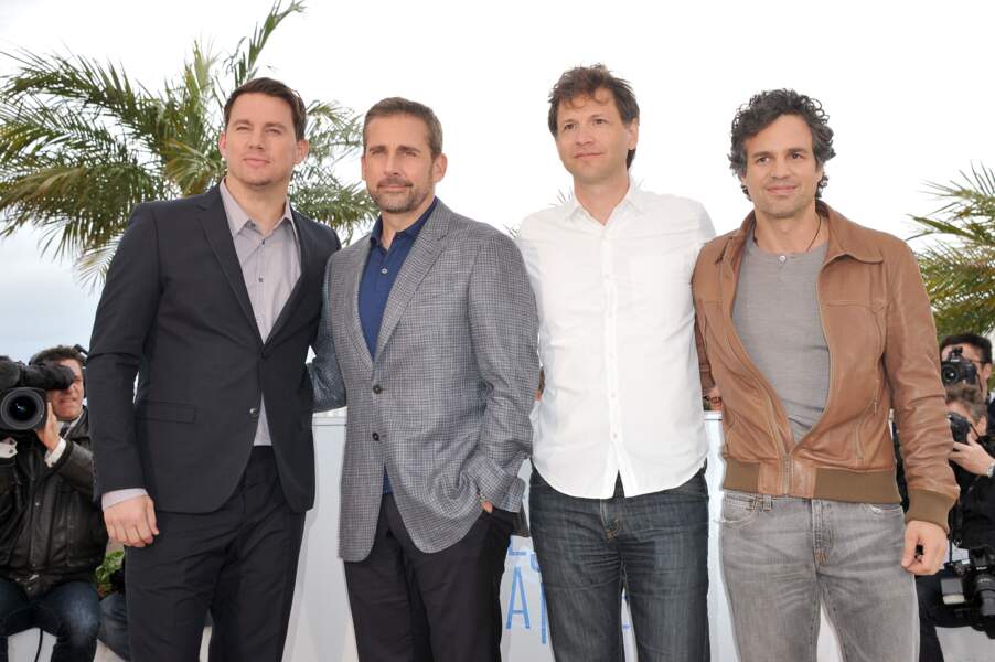 Channing Tatum, Steve Carell, le réalisateur Bennett Miller et Mark Ruffalo présentent Foxcatcher en compétition