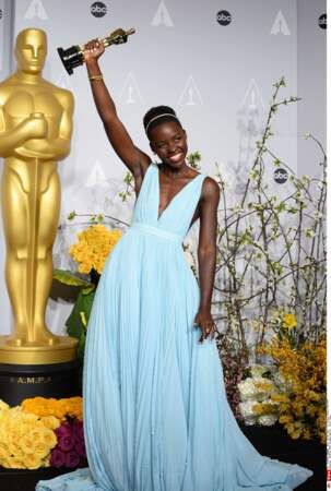 Lupita Nyong’o, meilleure actrice dans un second rôle (12 Years a Slave)