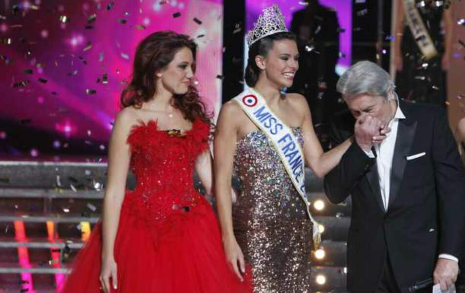 Alain Delon et Miss France 2013
