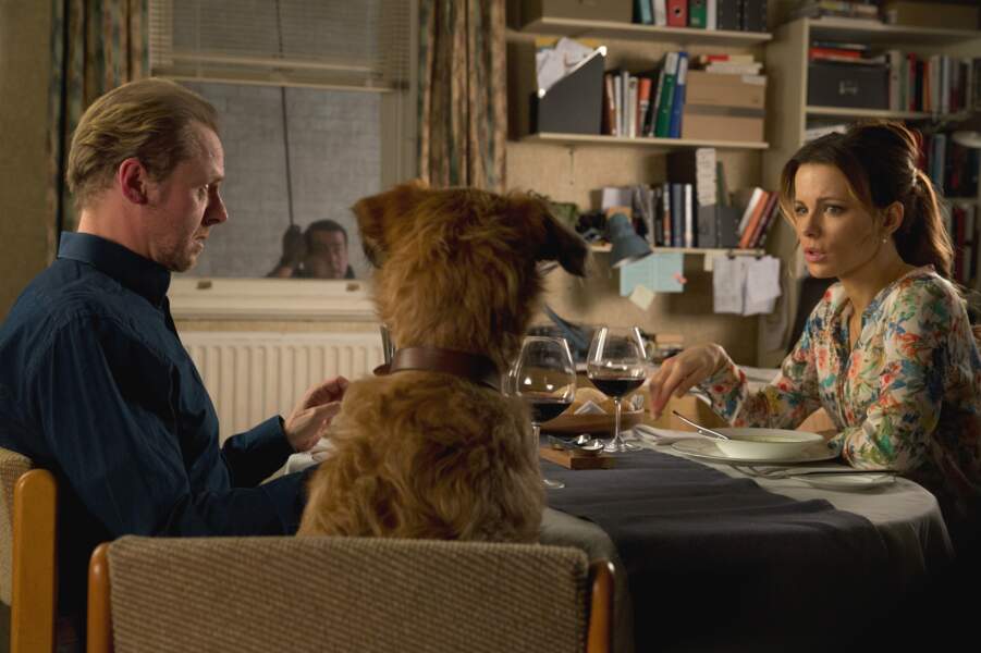 Oui Kate, il y a bien un chien à ta table (et Simon Pegg aussi)