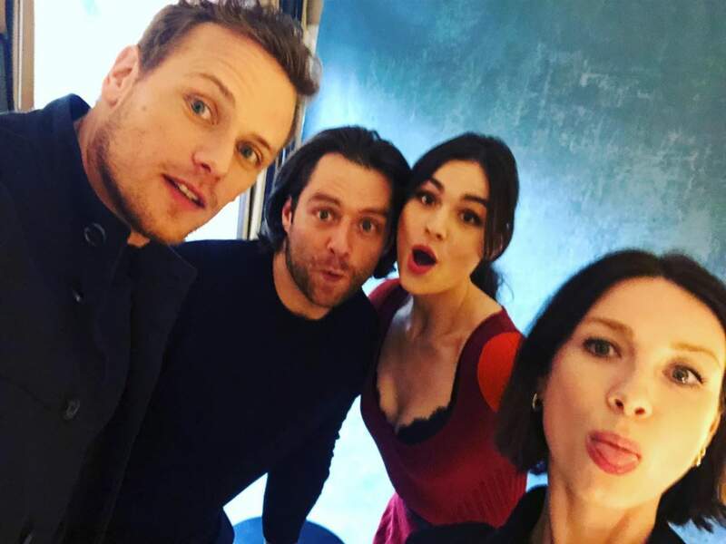 Les acteurs d'Outlander adorent se prendre en selfie !