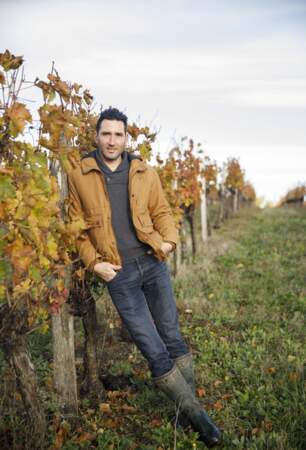 Cyril a 39 ans, il est viticulteur en Nouvelle-Aquitaine
