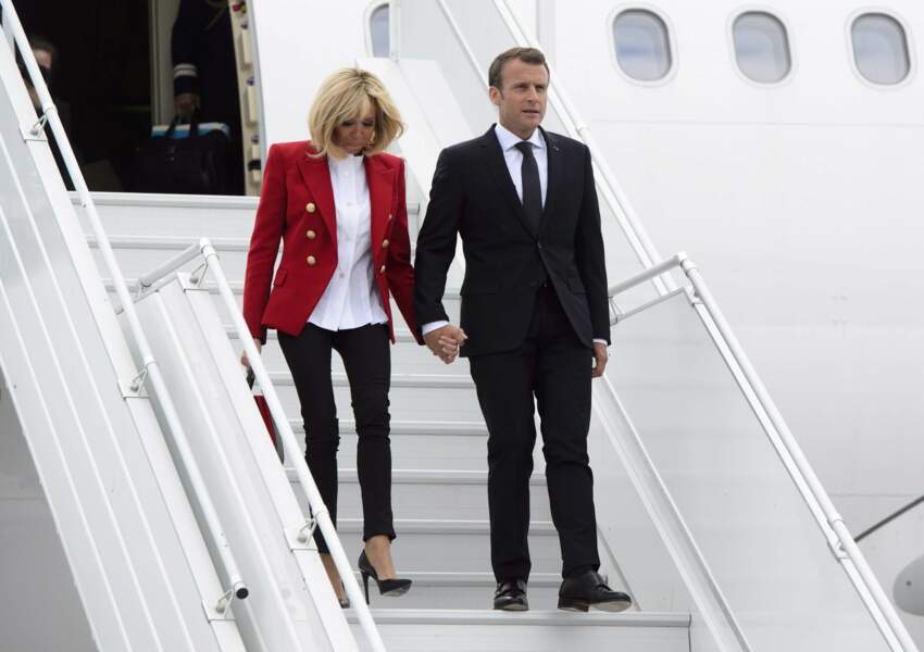 Brigitte et Emmanuel Macron à Ottawa (juin 2018)