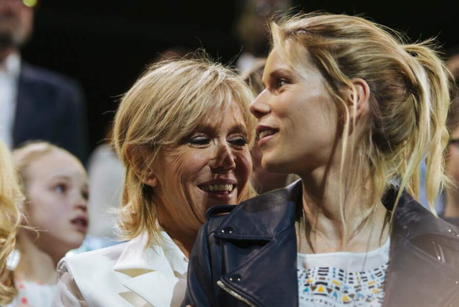 Brigitte Macron et sa fille Tiphaine Auzière (janvier 2017)