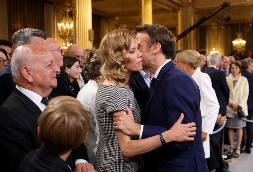 Emmanuel Macron et Tiphaine Auzière