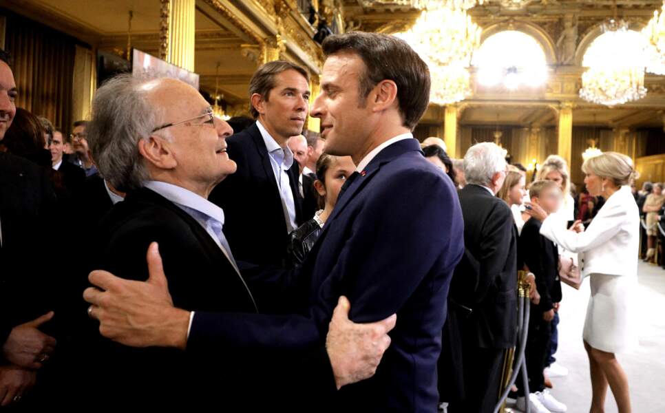 Emmanuel Macron et son père Jean-Michel