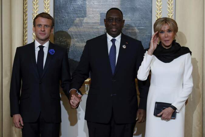 Avec le président du Sénégal, Macky Sall, en novembre 2021