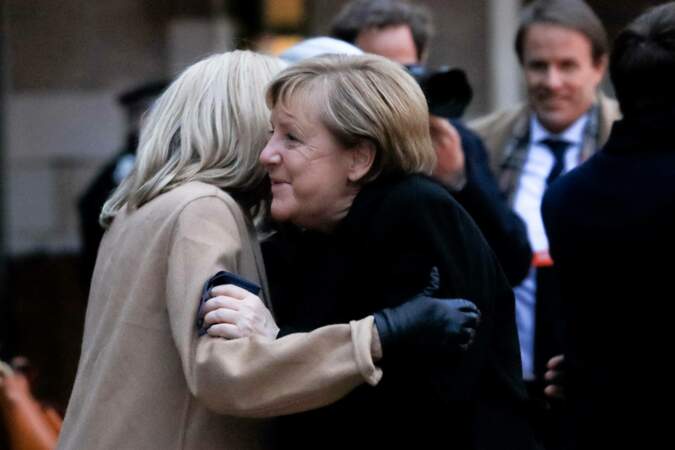 Avec Angela Merkel en novembre 2021 à Beaune