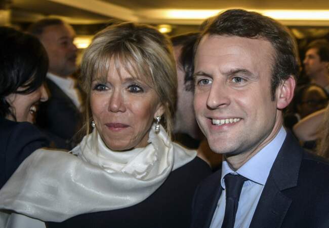 Brigitte et Emmanuel Macron (février 2017)
