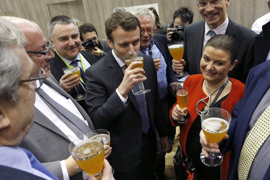 Emmanuel Macron au salon de l'Agriculture (2015)