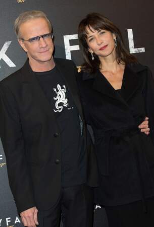 Sophie Marceau et son ex-compagnon Christophe Lambert (2012)