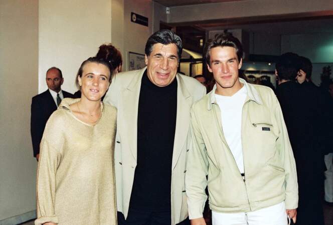 Jean-Pierre Castaldi, sa femme Corinne et son fils Benjamin (1999)
