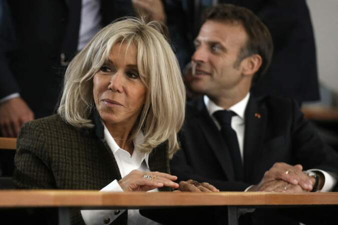 Emmanuel et Brigitte Macron visitent la "Cite Internationale de la Tapisserie" a Aubusson (septembre 2022)