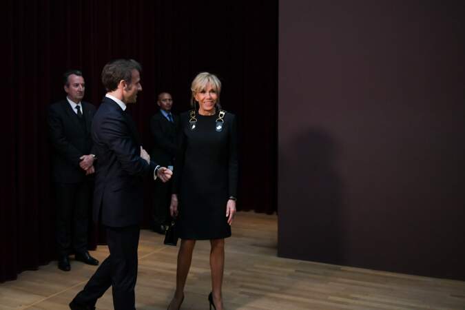 Emmanuel et Brigitte Macron à Amsterdam (avril 2023) 