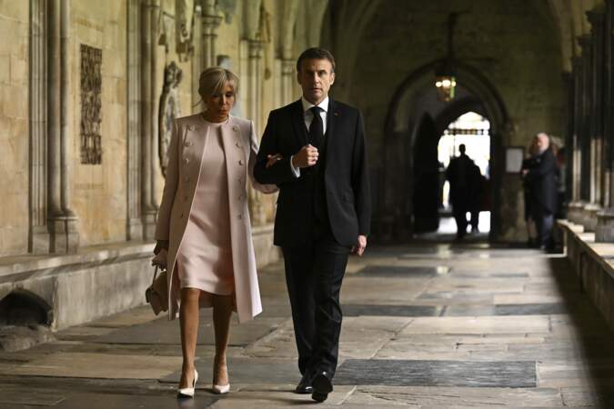 Brigitte et Emmanuel Macron à Londres (mai 2023)