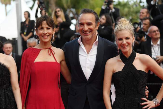 Sophie Marceau, Jean Dujardin et Mélanie Laurent au Festival de Cannes le 24 mai 2022